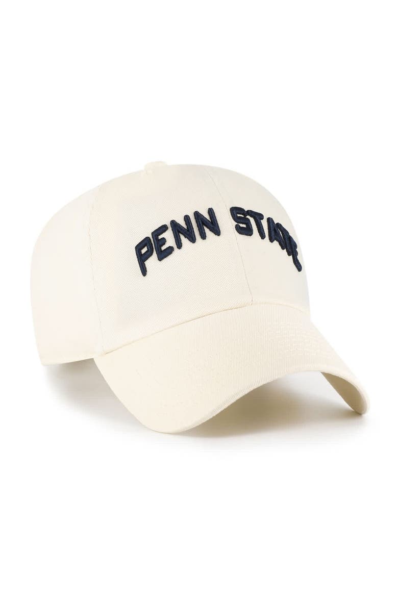 Men's '47 Sand Penn State Nittany Lions Vault Clean Up Adjustable Hat, Alternate, color, Sand