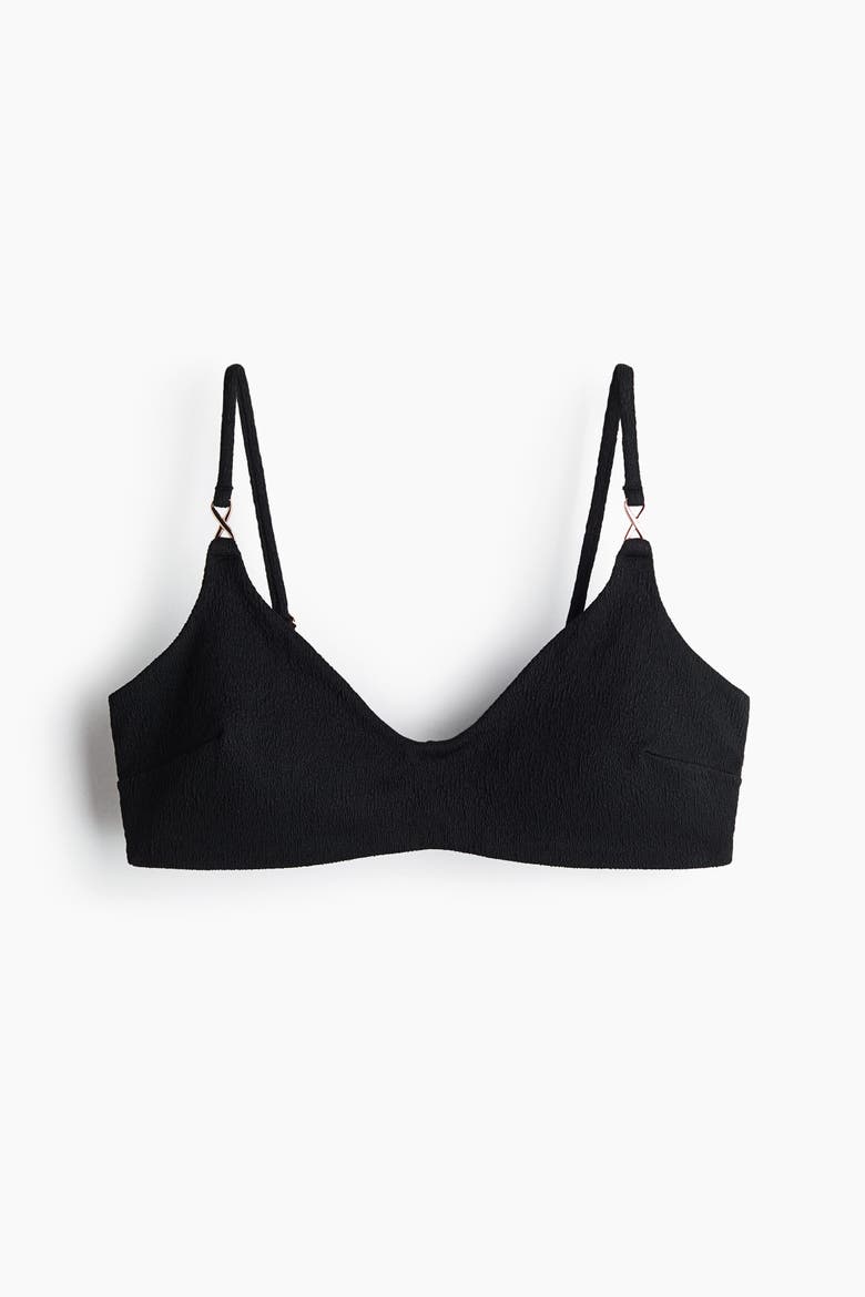 Padded Bikini Top, Alternate, color, Black