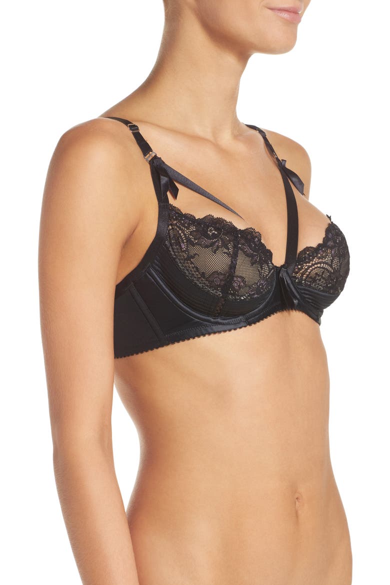Madame X Underwire Bra, Alternate, color, BLACK