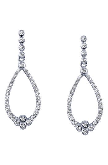 Lafonn Teardrop Earrings In White