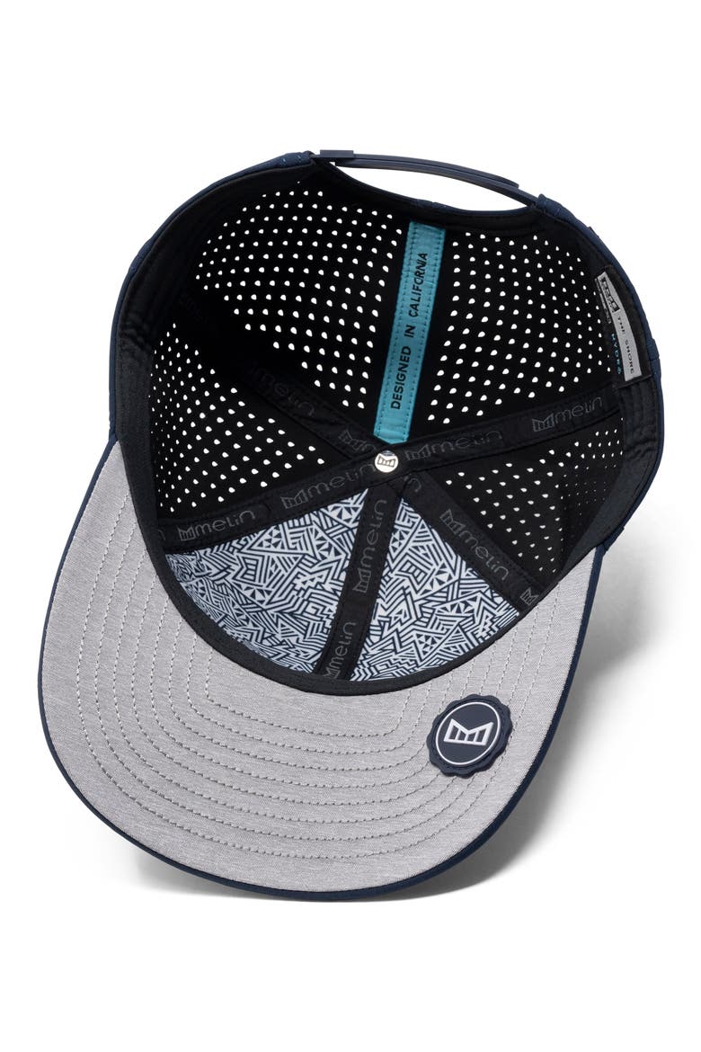 Hydro Compass Snapback Cap, Alternate, color, NAVY