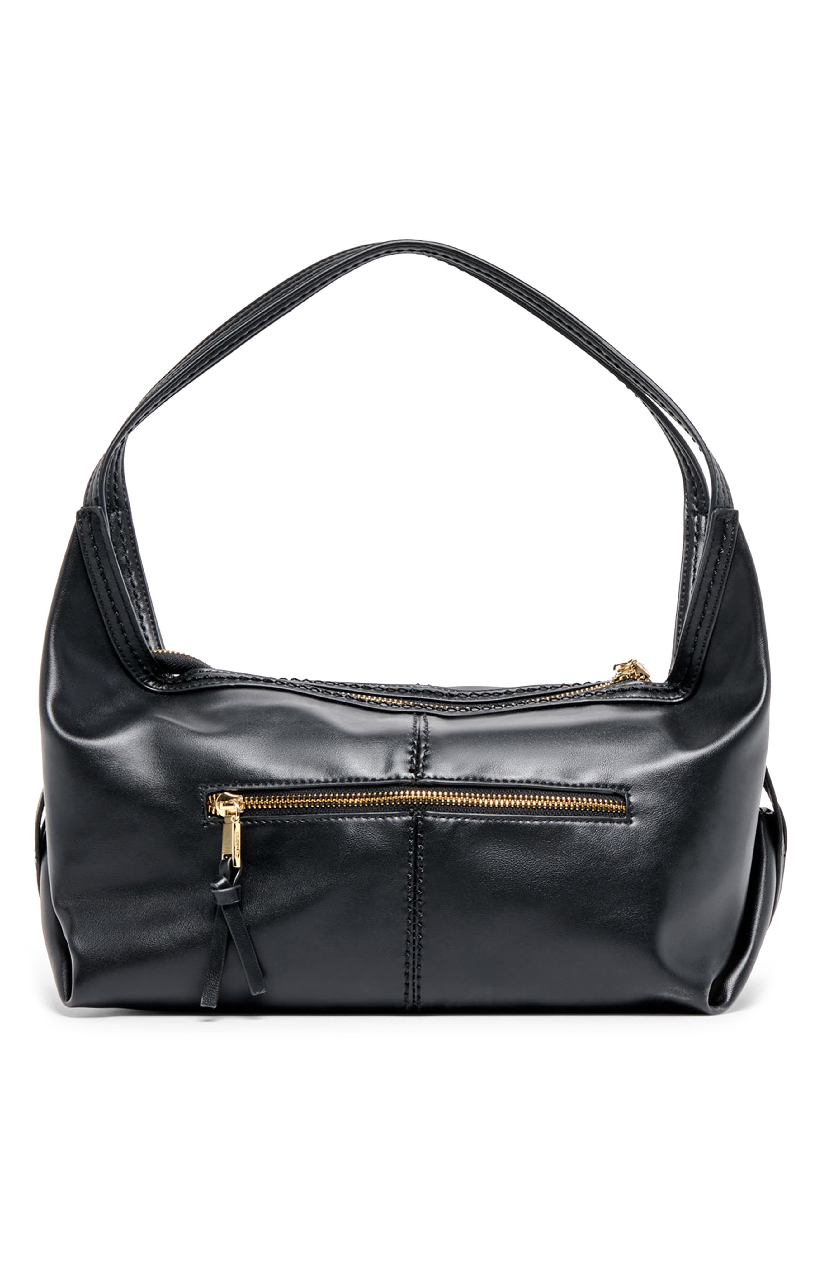 Dolce Vita Billy Leather Shoulder Bag, Alternate, color, Black