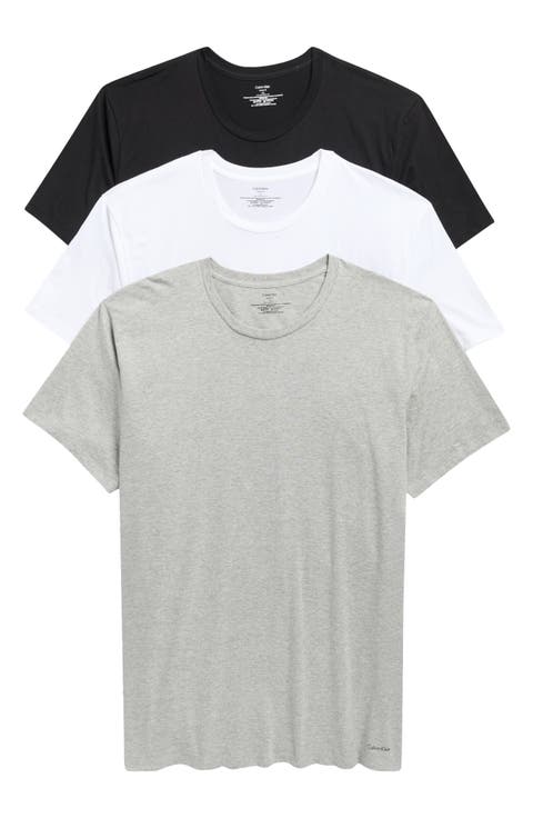 3-Pack Cotton Crewneck Undershirts