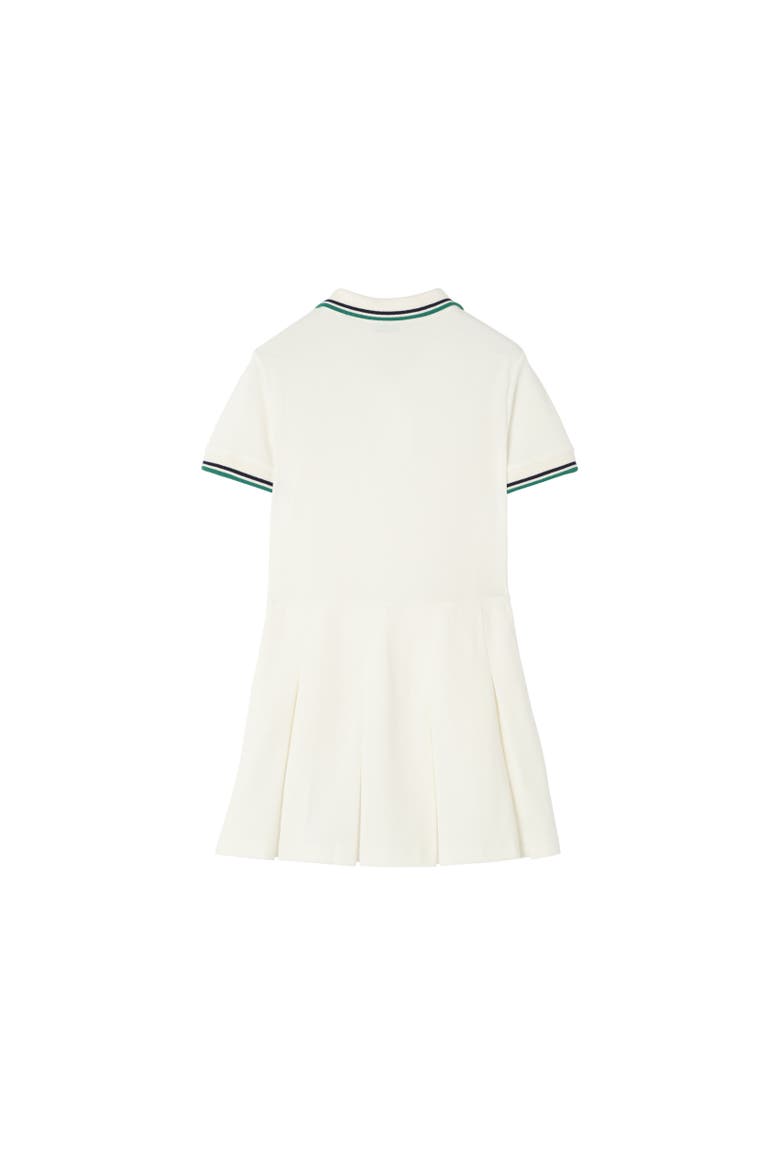 Tennis Bear Cotton Dress, Alternate, color, White