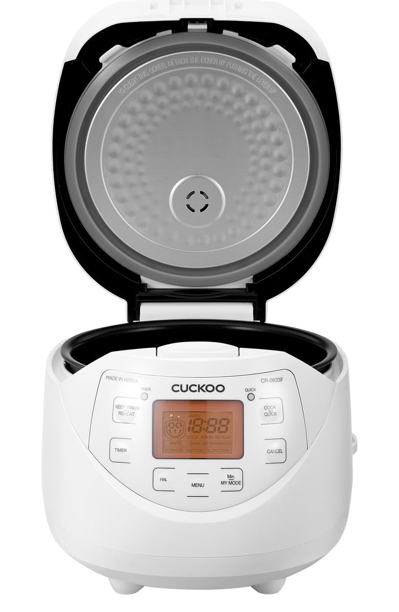 Cuckoo Micom 6-Cup Rice Cooker, Alternate, color, White