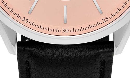 Vincero The Chrono S2 Salmon Leather Strap Watch, 43mm In Salmon