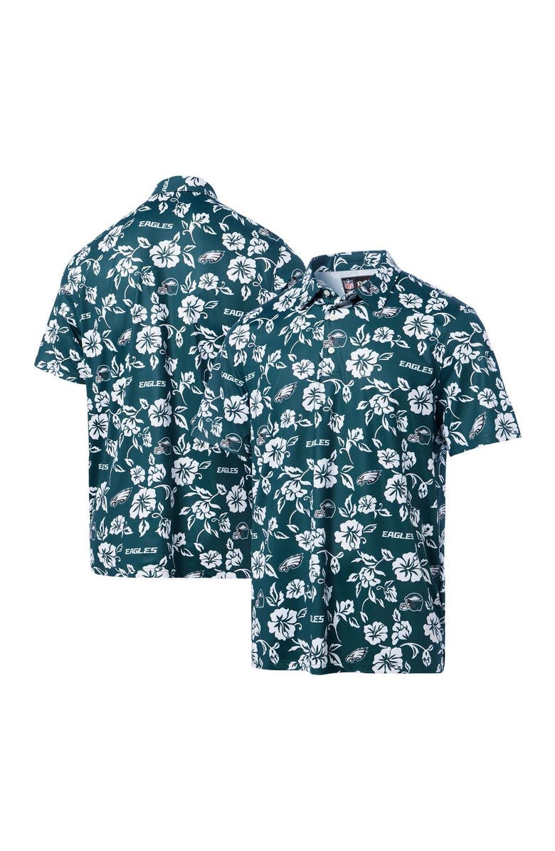 Reyn Spooner Men's Reyn Spooner Green Philadelphia Eagles Pua Performance Polo, Main, color,
