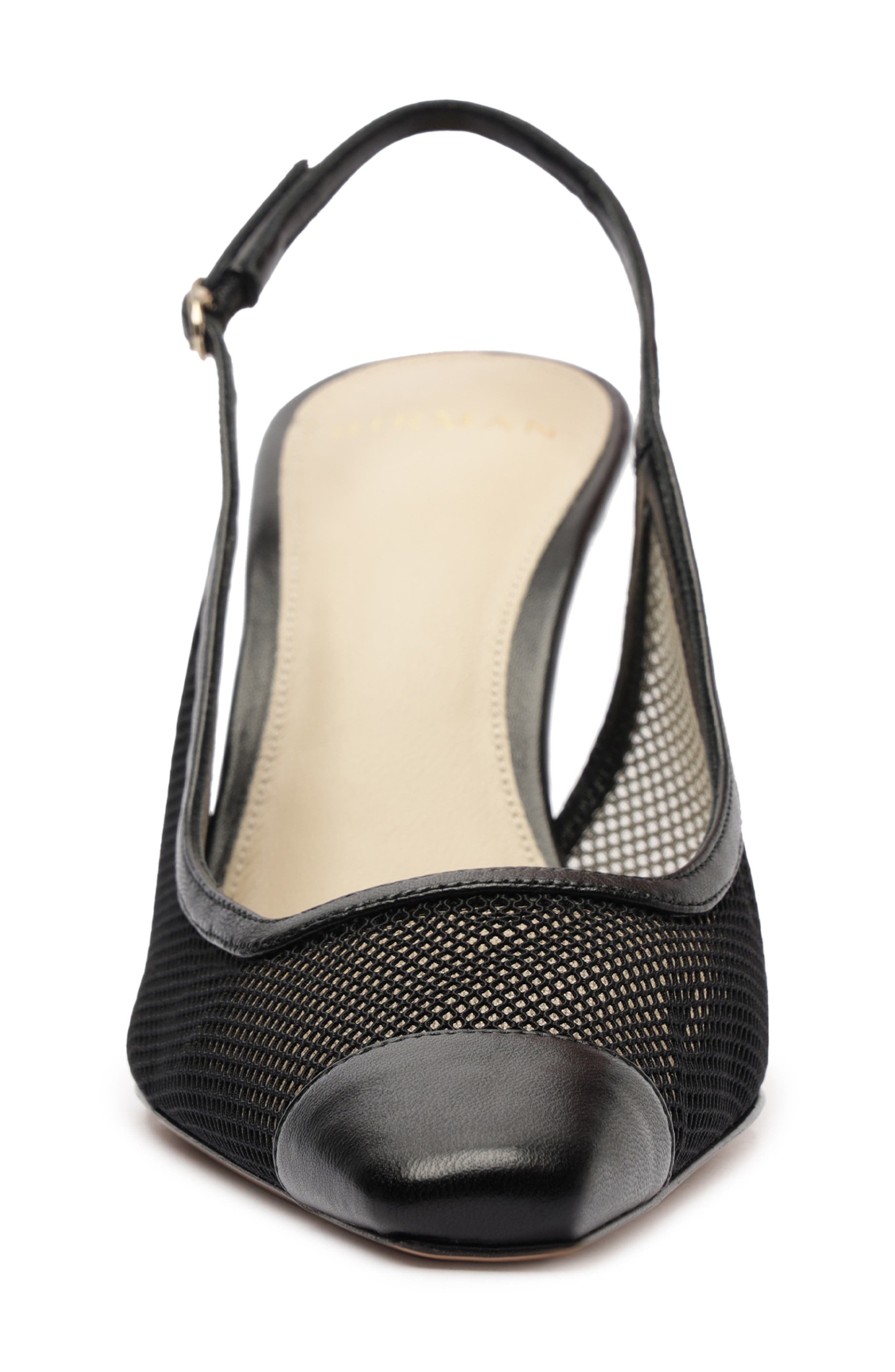 Alexandre Birman Oliva Pointed Toe Slingback Pump, Alternate, color, Black