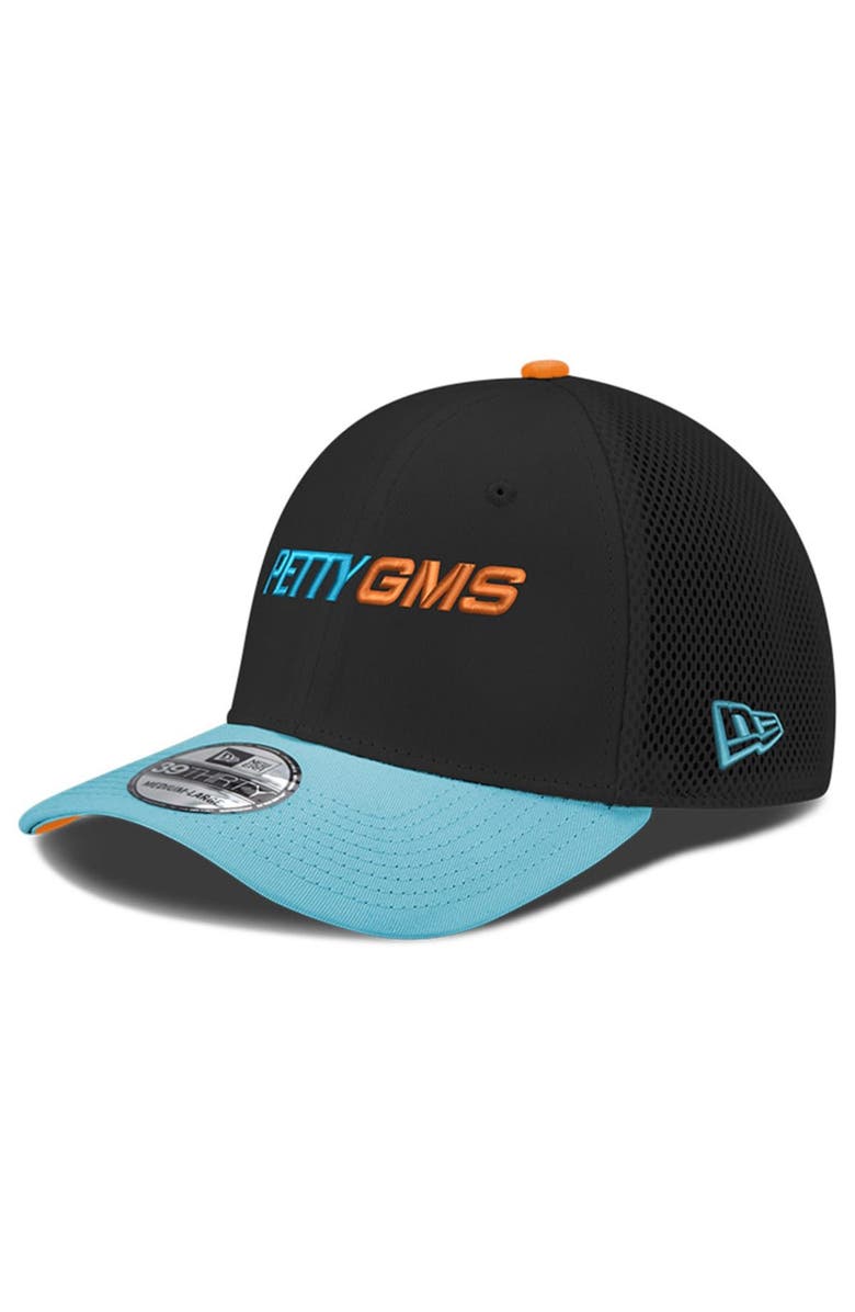 New Era Men's New Era Black Petty GMS Motorsports NEO 39THIRTY Flex Hat, Main, color, Black