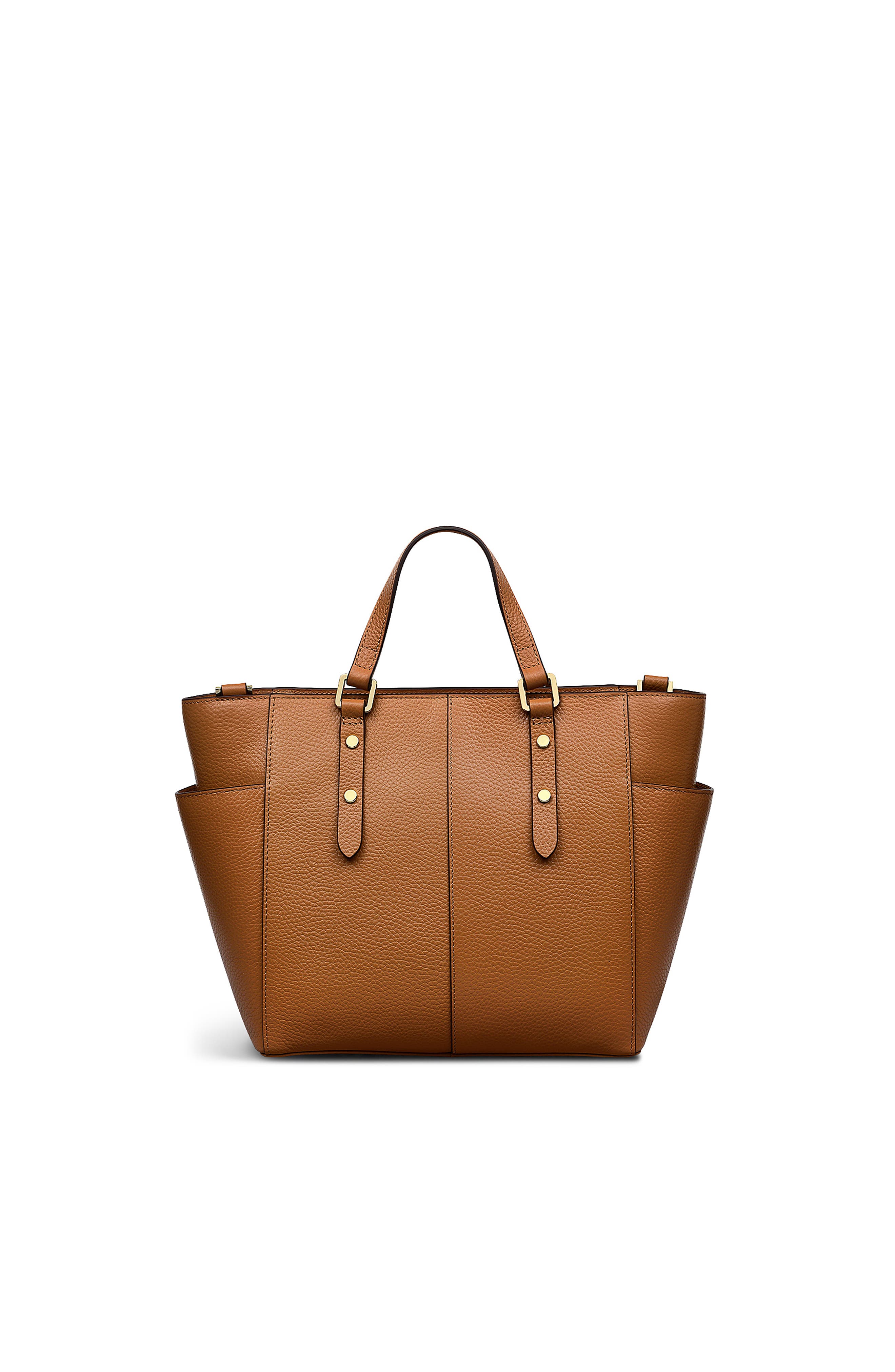 Radley Silk Street Medium Ziptop Satchel Bag, Alternate, color, Caramel