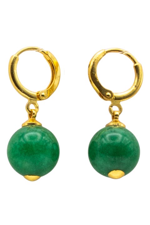 Nadene Jade drop earrings