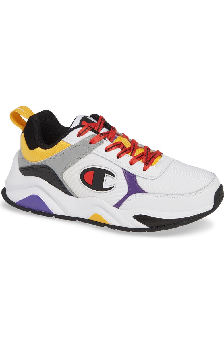 Champion 93Eighteen Block Sneaker, Main, color,