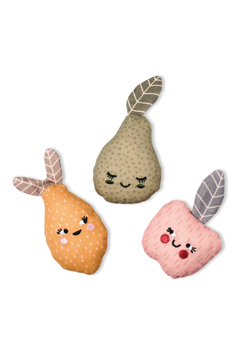 Freshly Picked 3-Pack Pet Toys, Main, color, ORANGE
