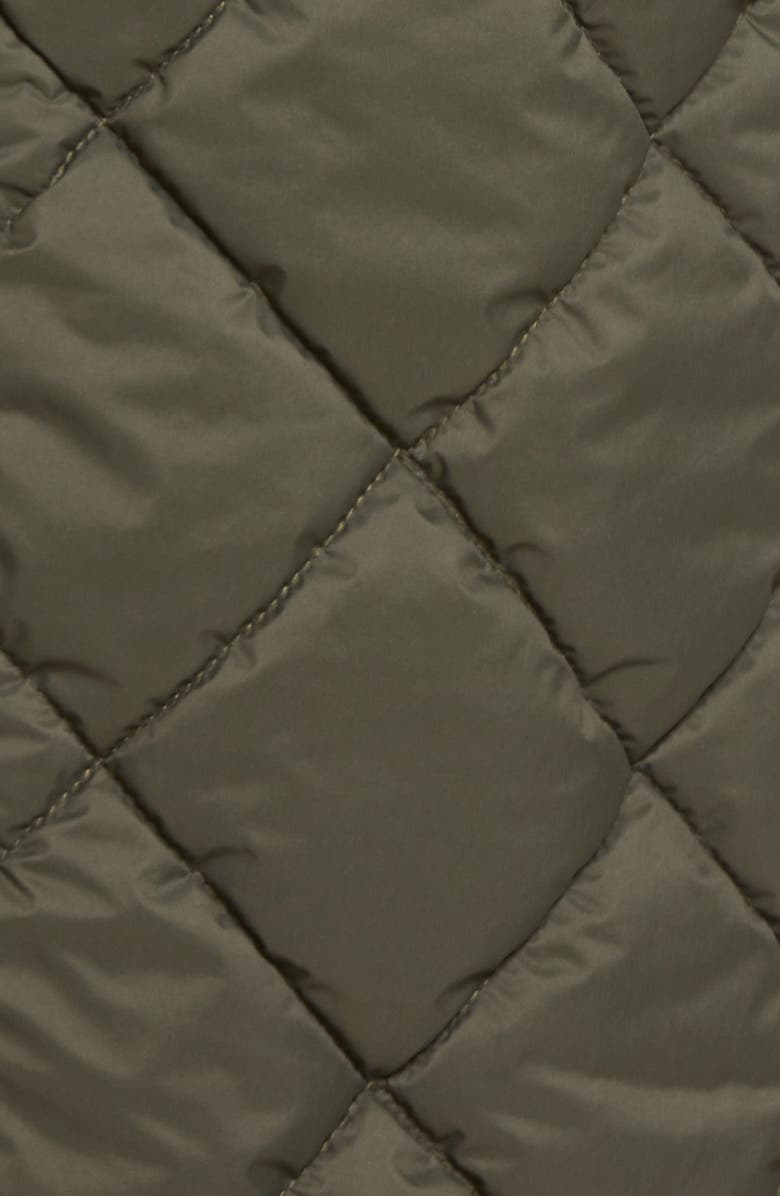 Treasure & Bond Long Hooded Quilted Coat, Alternate, color,