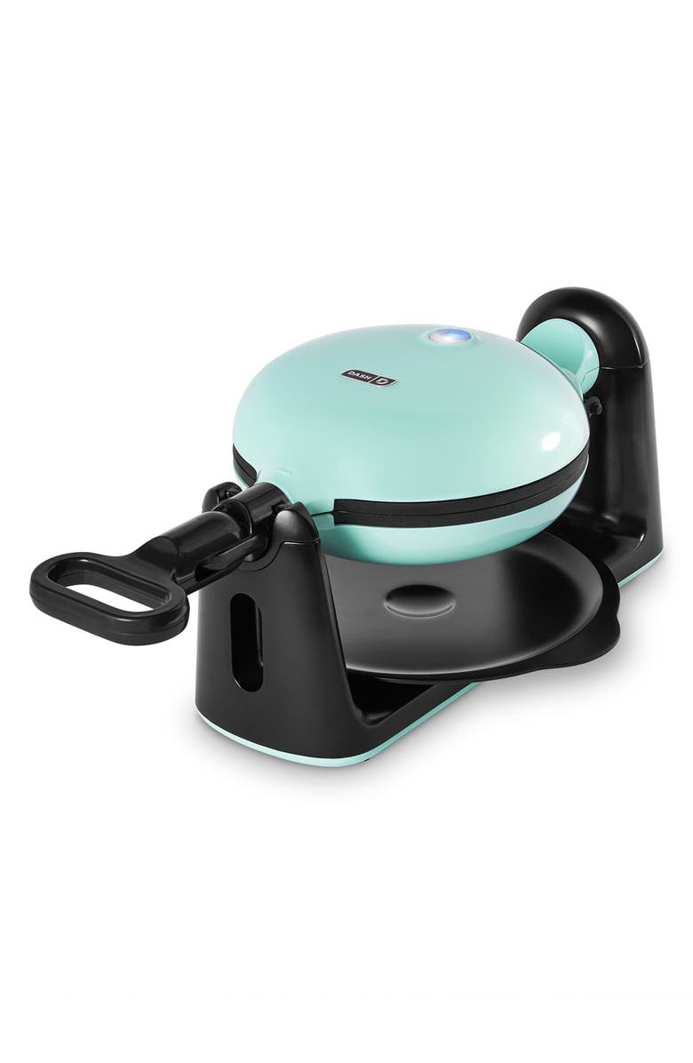 Dash Flip Belgian Waffle Maker, Alternate, color, Aqua