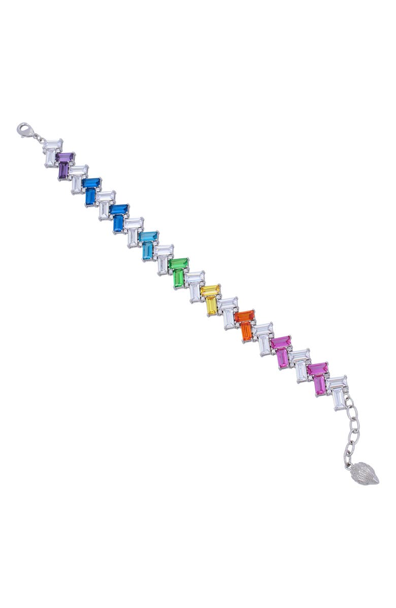 Kurt Geiger London Quilted Cubic Zirconia Bracelet, Alternate, color, 