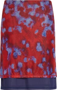 Eckhaus Latta Duet Double Layer Micromesh Skirt