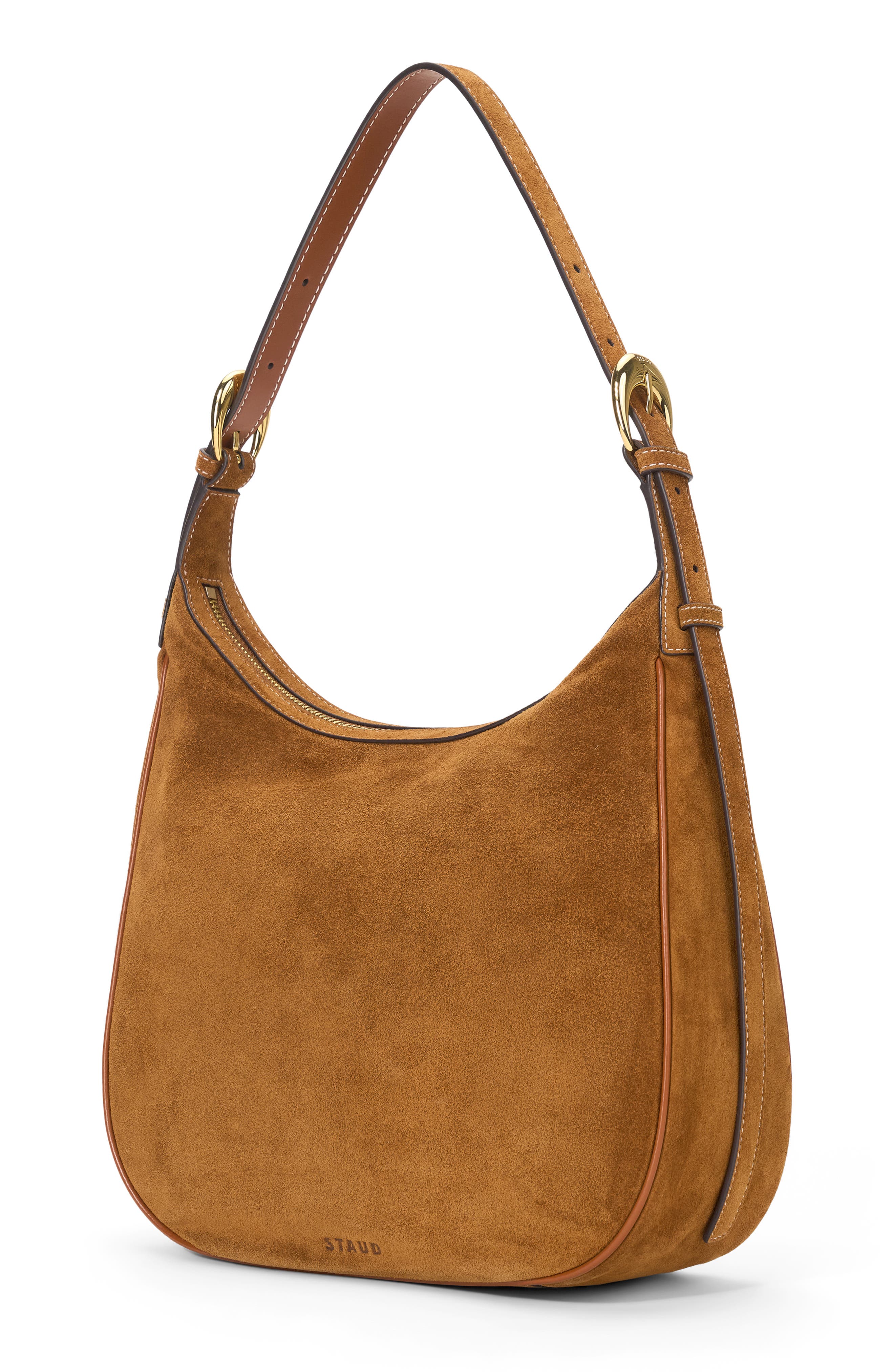 STAUD Pine Suede Hobo Bag, Alternate, color, 