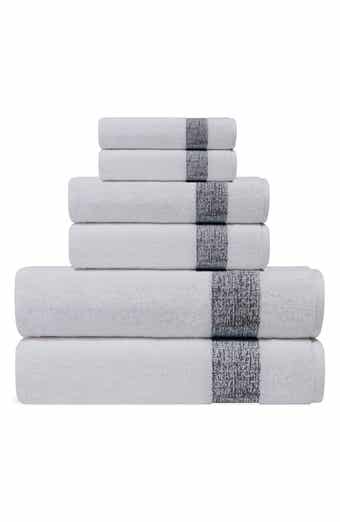 DePera Pera 6-Piece Turkish Cotton Bath Towel Set