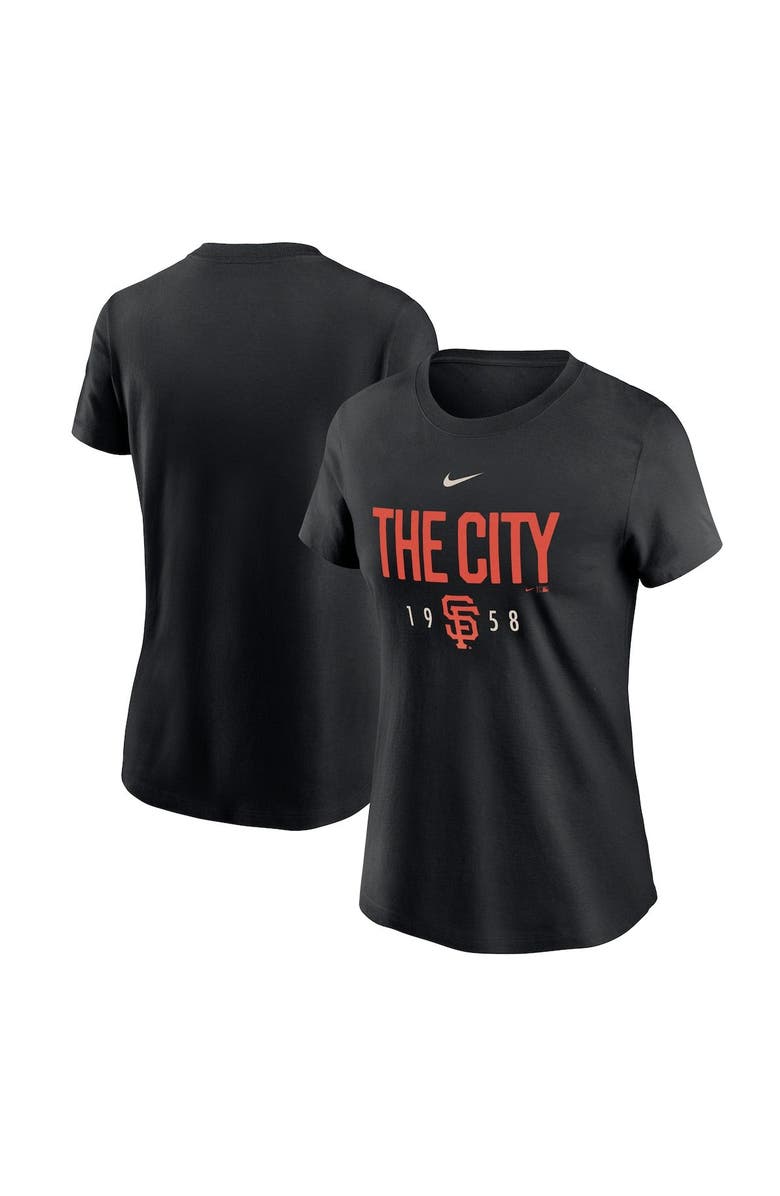 Nike Women's Nike Black San Francisco Giants Local Team T-Shirt, Main, color, 