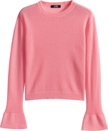 Gobi Cashmere Cashmere Bell-Sleeve Sweater