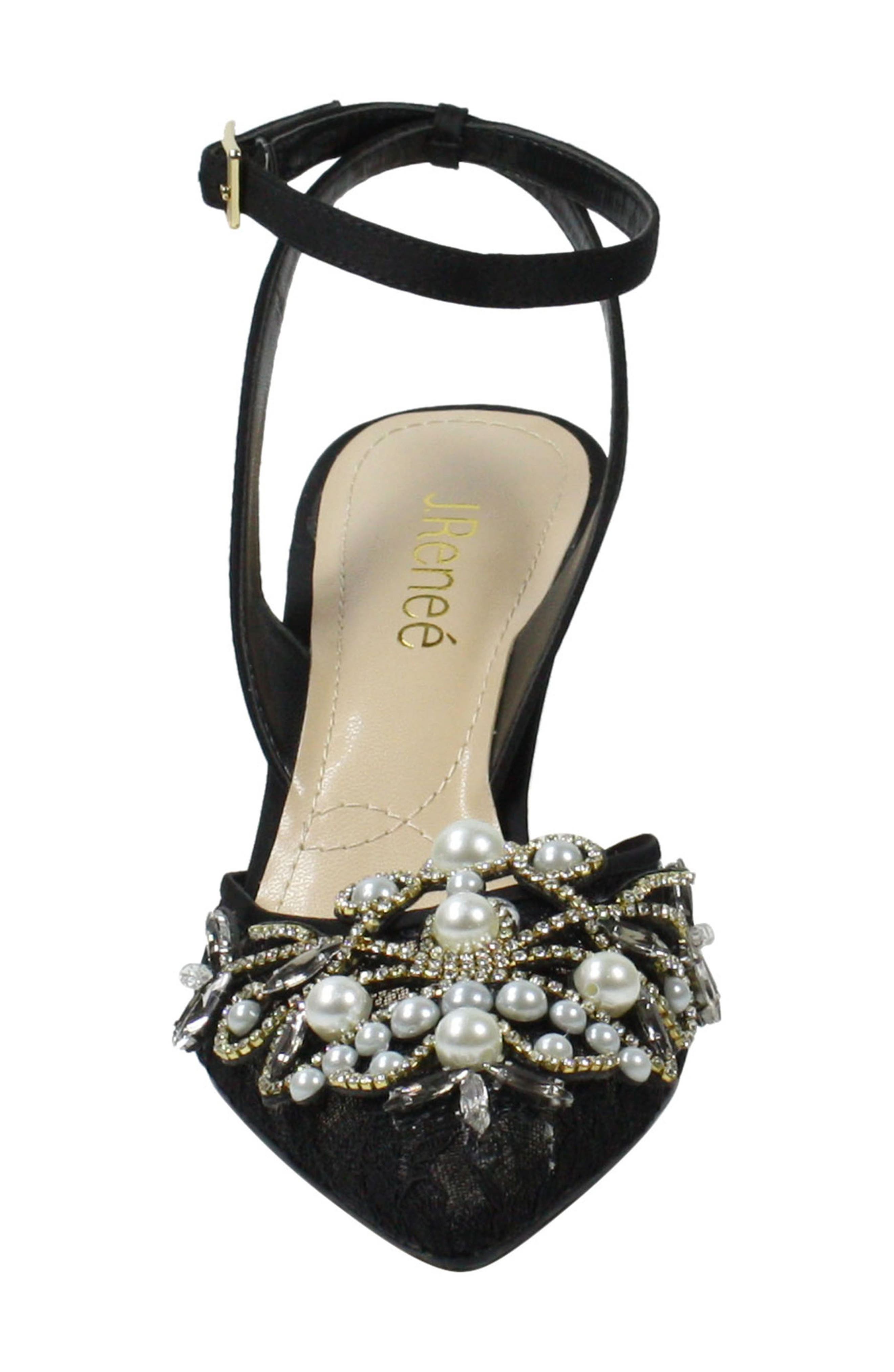 J. Reneé Denaye Ankle Strap Pump, Alternate, color, 