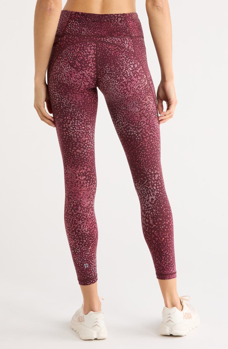 Sweaty Betty Power 7/8 Workout Pocket Leggings, Alternate, color, Red Dot Terrain Print