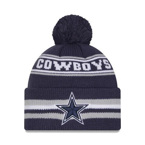 Men's New Era Navy Dallas Cowboys Classic Cuffed Knit Hat with Pom