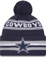 New Era Men's New Era Navy Dallas Cowboys Classic Cuffed Knit Hat with Pom