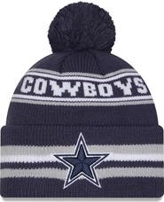 New Era Men's New Era Navy Dallas Cowboys Classic Cuffed Knit Hat with Pom