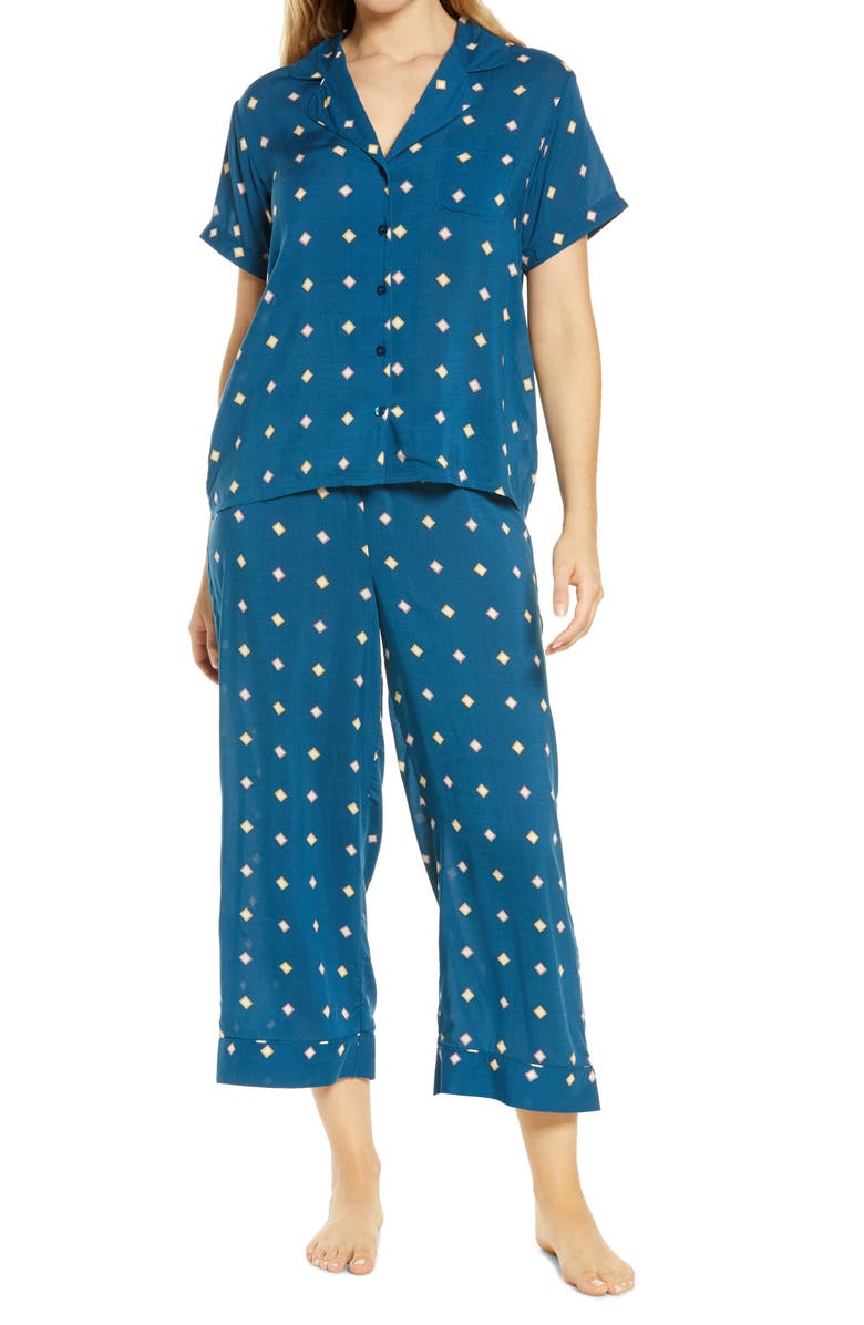 Nordstrom Lingerie Sweet Dreams Crop Pajamas, Main, color, 