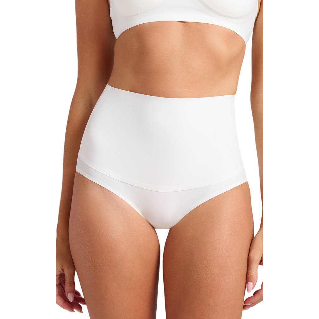 Siella Invisible High Waist Shaping Brief In White