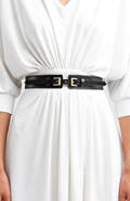 Belle & Bloom London Fog Leather Waist Belt