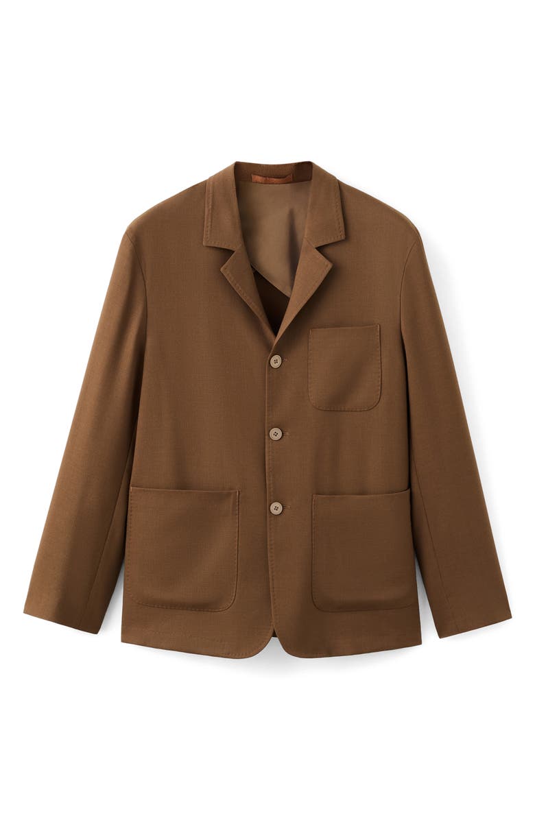 MANGO Wool Blend Sport Coat, Alternate, color, 