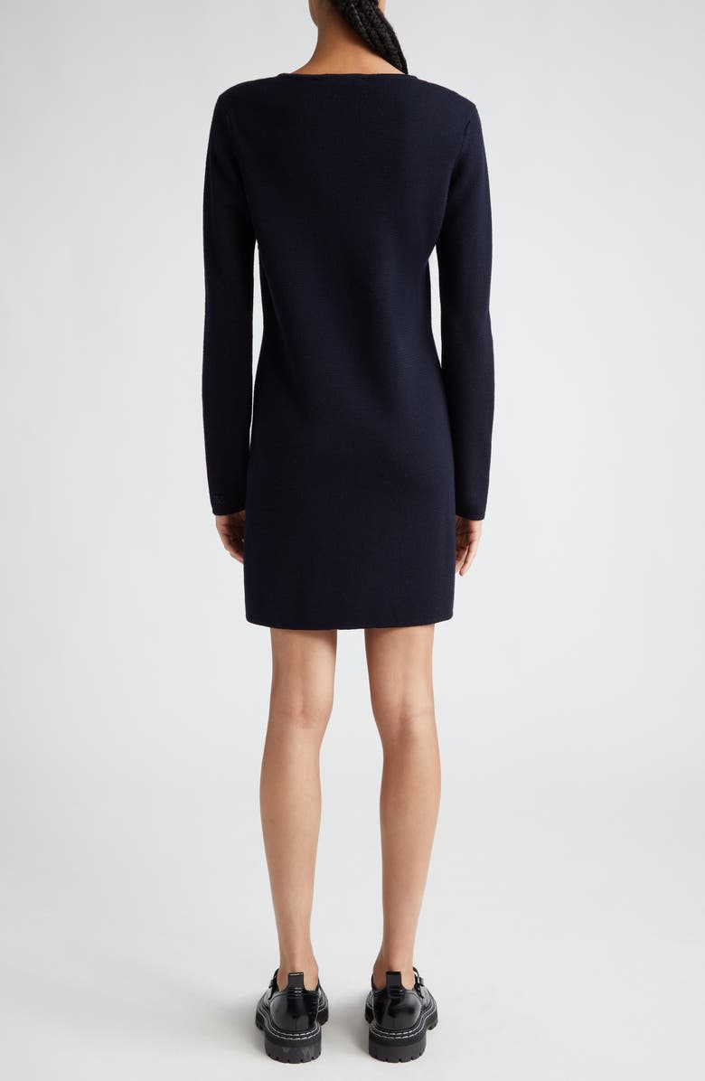 Max Mara Eridani Long Sleeve Wool Sweater Dress, Alternate, color,