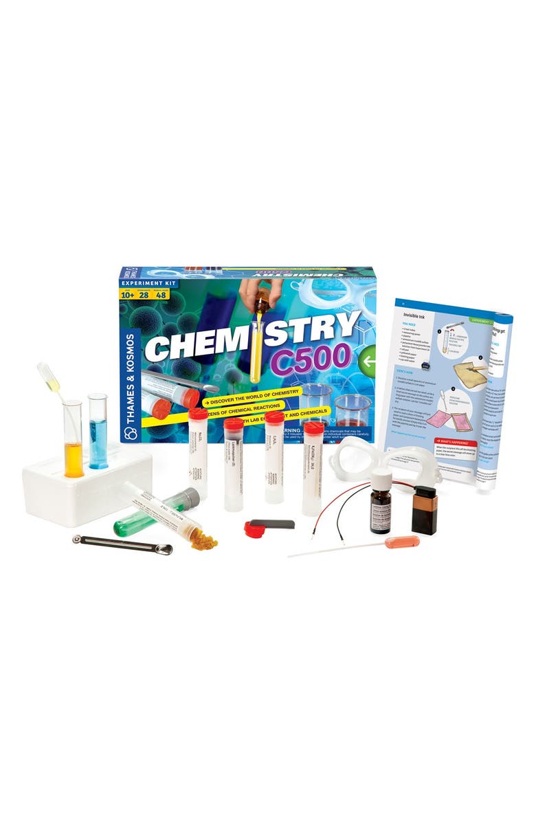 Thames & Kosmos 'Chemistry C500 2.0' Experiment Kit, Main, color,