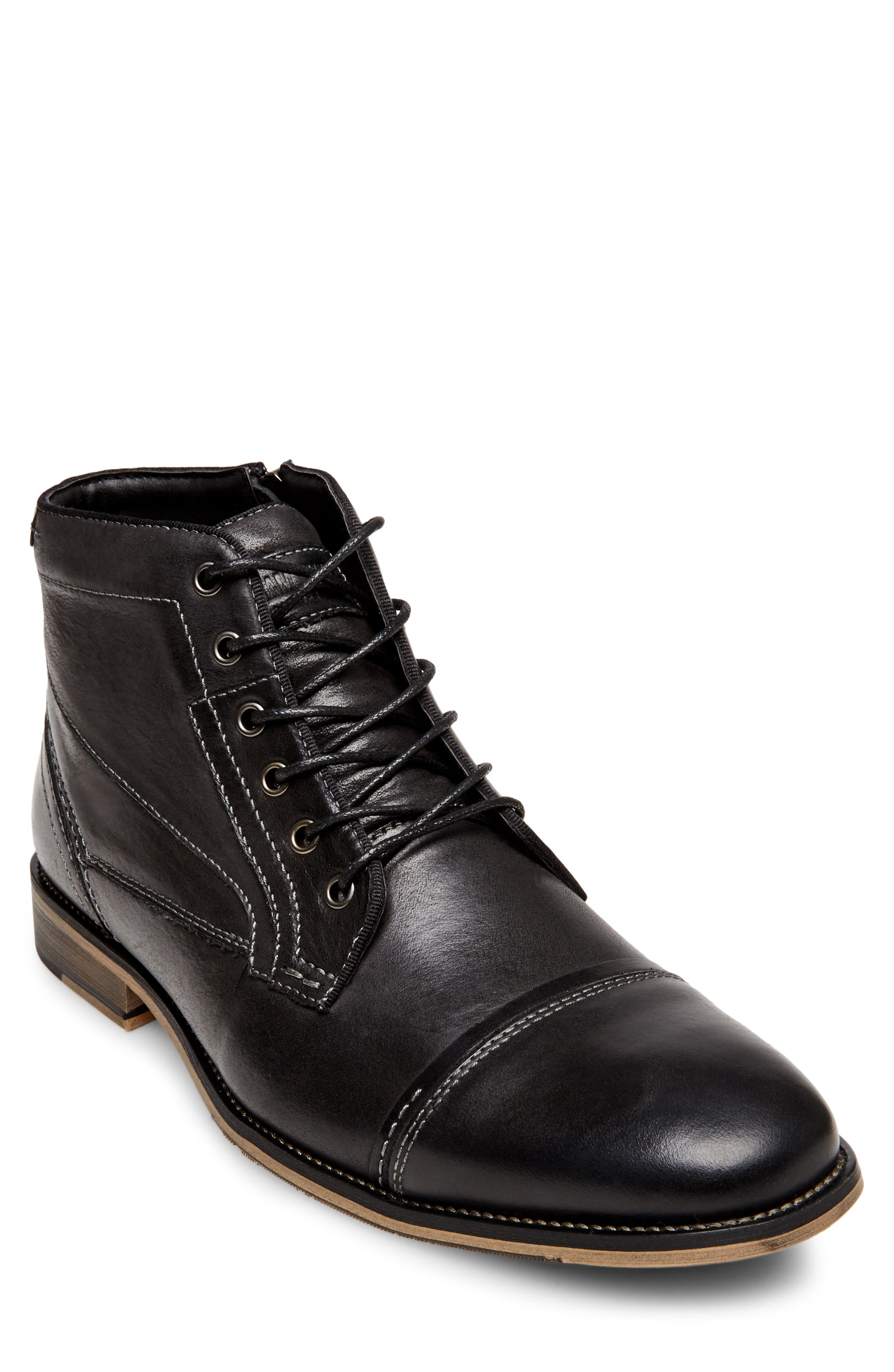 Steve Madden Jeffries Cap Toe Boot, Main, color, 