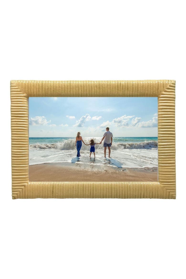 Woven Texture Yellow 4 x 6-Inch Picture Frame, Main, color, YELLOW