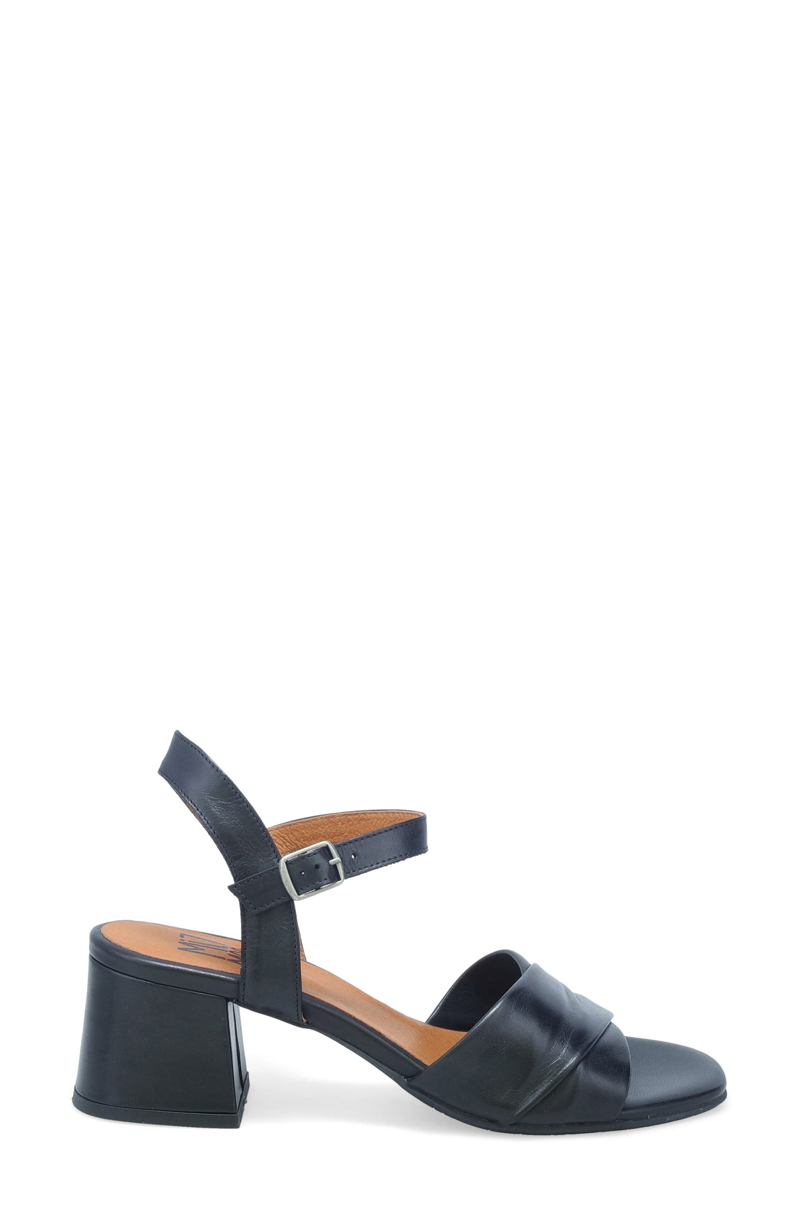 Miz Mooz Bela Block Heel Sandal, Alternate, color, Black