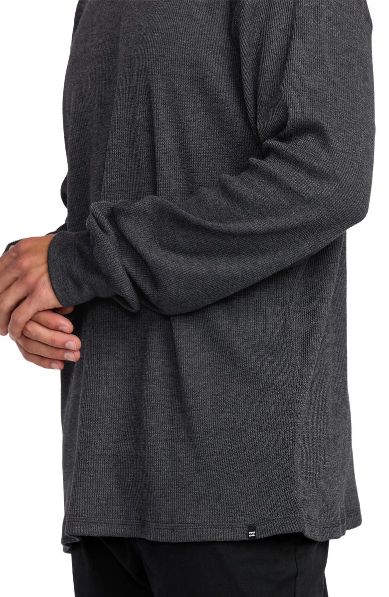 Billabong Essential Thermal Long Sleeve T-Shirt, Alternate, color, Black Heather