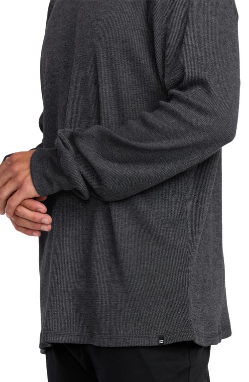 Billabong Essential Thermal Long Sleeve T-shirt In Black