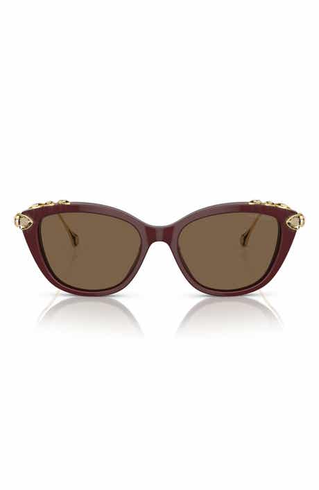 Swarovski 53mm Cat Eye Sunglasses