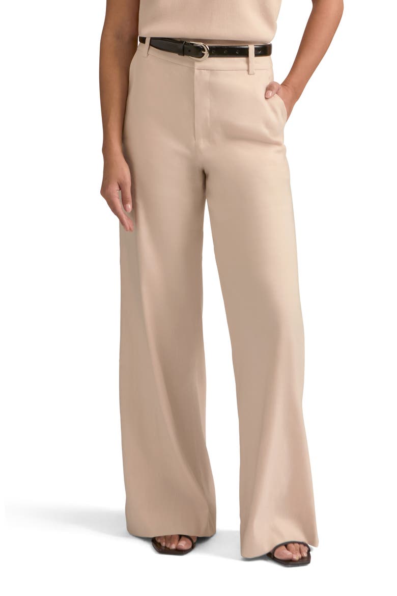 The Jones Linen Blend Wide Leg Pants, Main, color, PALE PINK