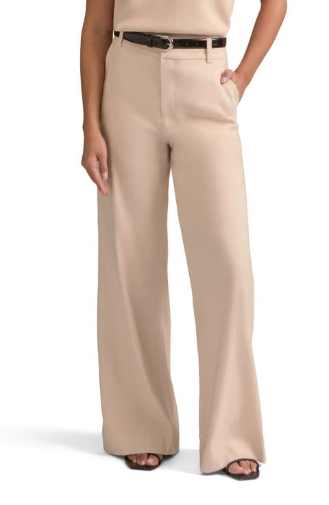 The Jones Linen Blend Wide Leg Pants