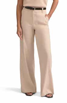 The Jones Linen Blend Wide Leg Pants
