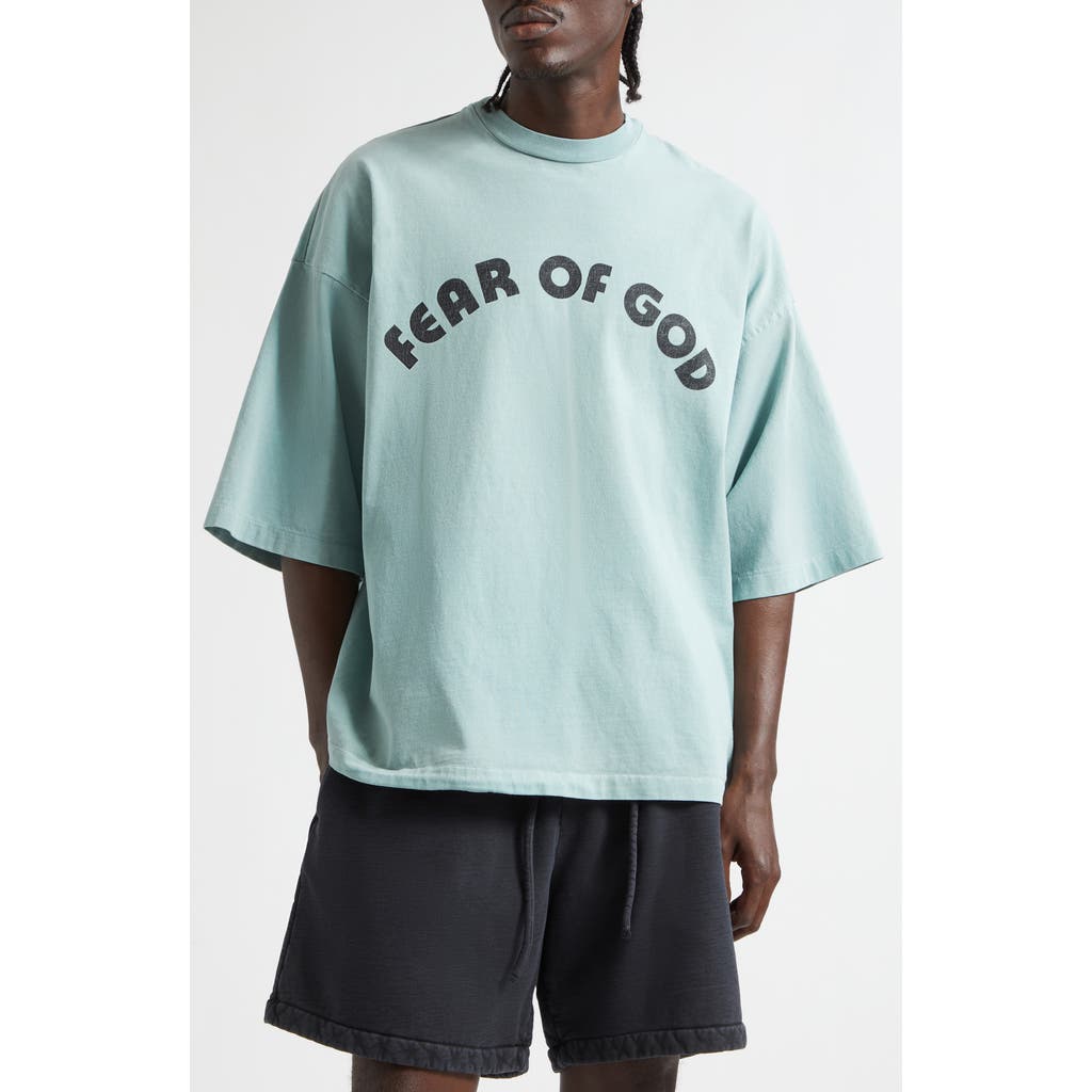 Fear of God 26 Oversize Cotton Graphic T-Shirt in Sky at Nordstrom, Size Medium