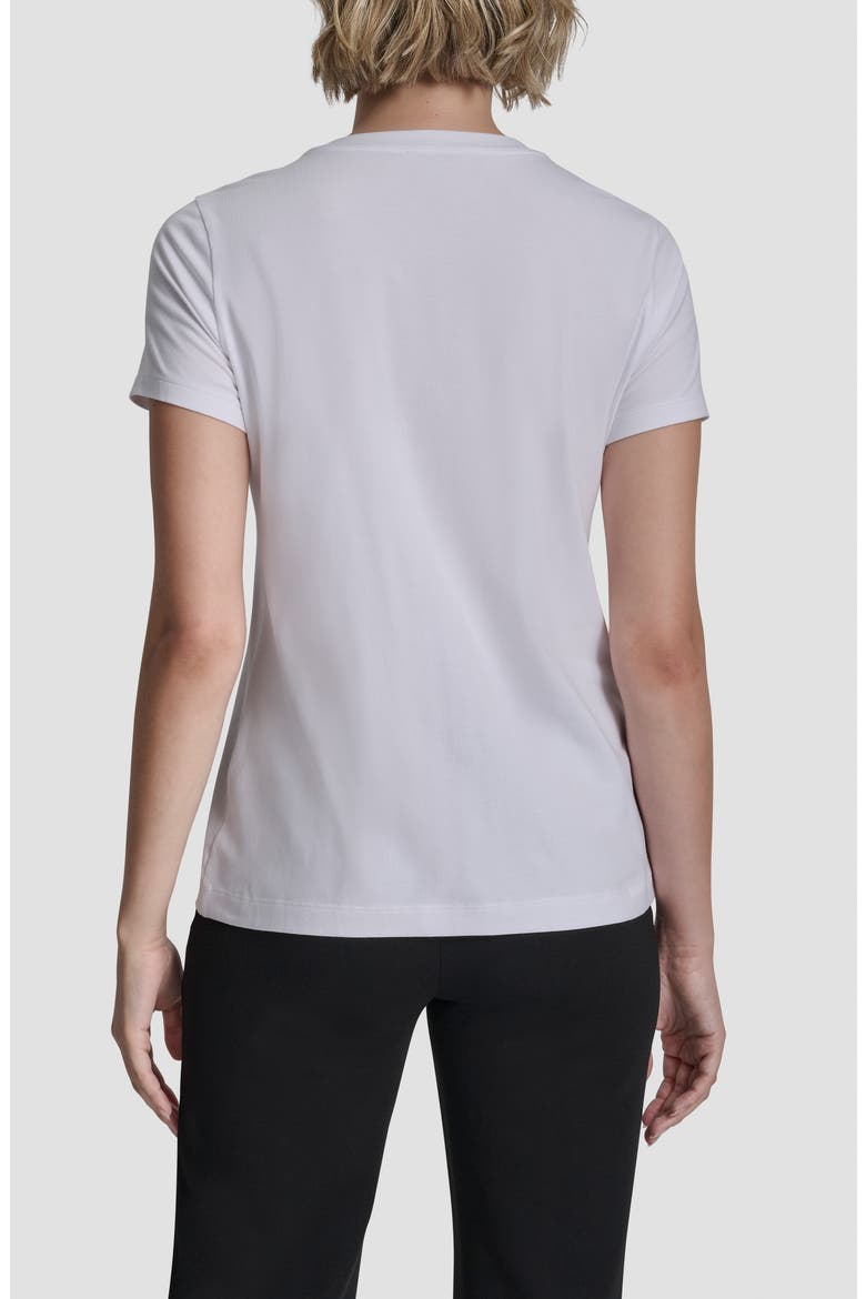 Pumiced Stack Logo Cotton Blend Graphic T-Shirt, Alternate, color, WHITE