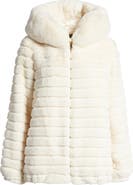 Gallery Hooded Faux Fur Jacket