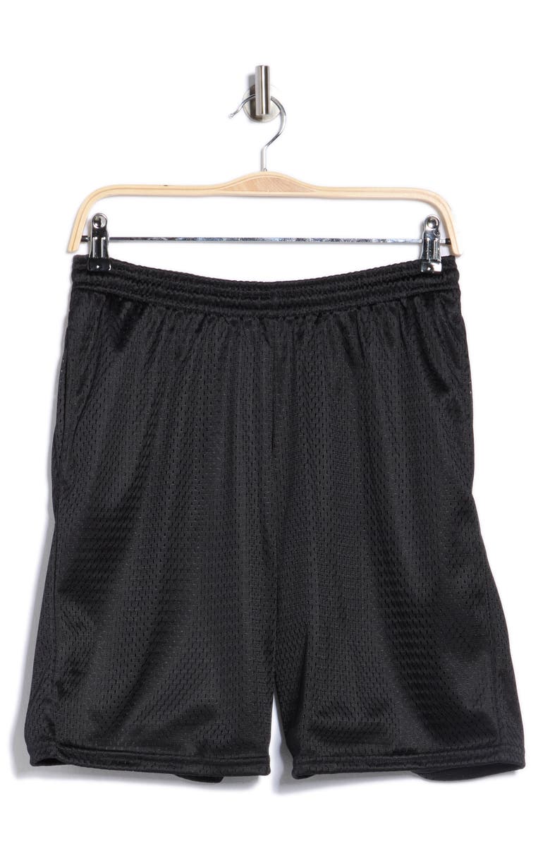 Hanes Mesh Sport Shorts, Alternate, color, Ebony