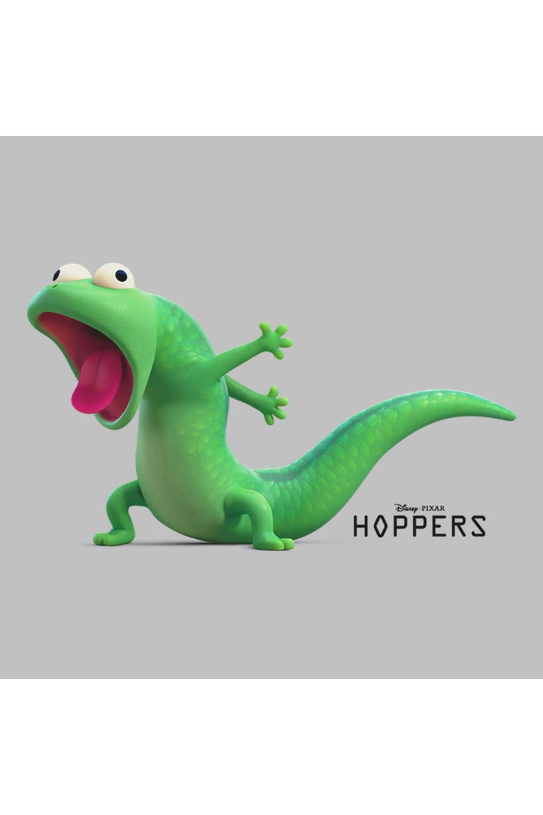 Women's Hoppers Tom Lizard Excitement Pose  Graphic T-Shirt, Alternate, color, Athletic Heather